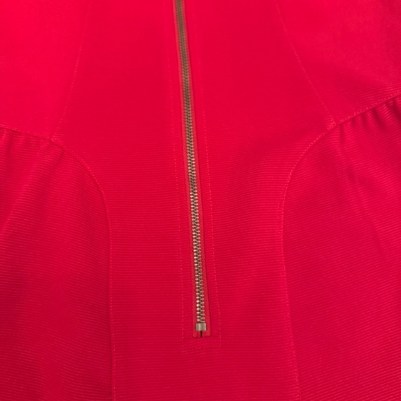 Sunny Girl Red A-Line Scoop Neck Midi Dress - Picture 6 of 8